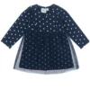 Feetje Girls Kleid Punkte Marine