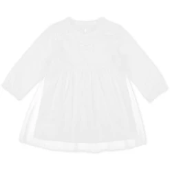 Feetje Girls Kleid Uni/ Tüll Weiß