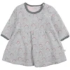 Feetje Kleid AOP Rainbow Grau