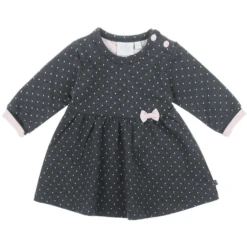 Feetje Kleid Dots Anthrazit-melange