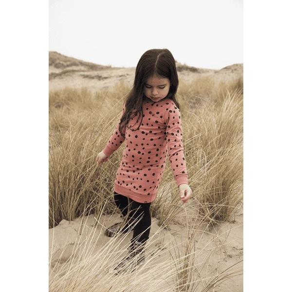 Koko Noko Sweatshirt-Kleid Nathalie Dusty Pink 4 Koko Noko Sweatshirt-Kleid Nathalie Dusty Pink – Bild 2