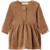 Lil Atelier Lil'Atelier Kleid Nbfrebel Woodsmoke -Zauber Mode lilatelier kleid nbfrebel woodsmoke a326418