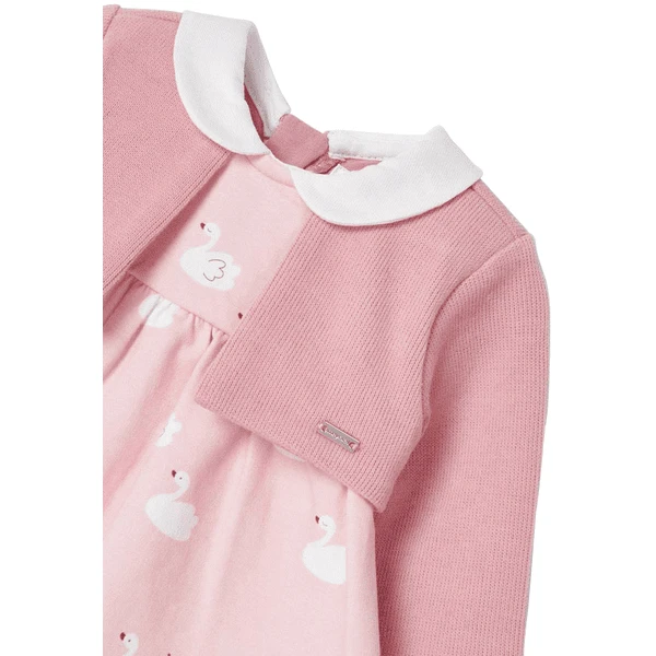 Mayoral Set Strickjacke Und Kleid Rosa 5 Mayoral Set Strickjacke Und Kleid Rosa – Bild 3