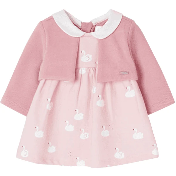Mayoral Set Strickjacke Und Kleid Rosa 3 Mayoral Set Strickjacke Und Kleid Rosa