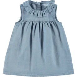 Name It Girls Kleid Nbfatytte Light Blue Denim