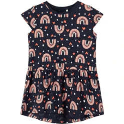Name It Kleid Nmfvigga Dark Sapphire Rainbows
