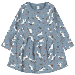 Name It Kleid Nmfvitenna Dusty Blue