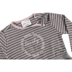 Pink Or Blue Kleid Feather Grau -Zauber Mode pink or blue kleid feather grau a315304 2