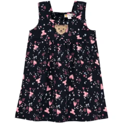 Steiff Girls Kleid, Black Iris