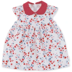 Sterntaler Baby-Kleid Weiß Stars