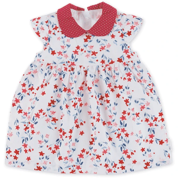 Sterntaler Baby-Kleid Weiß Stars 3 Sterntaler Baby-Kleid Weiß Stars