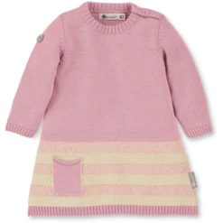 Sterntaler Strick-Kleid Rosa