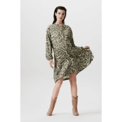 SUPERMOM Still-Kleid Edina Olivine -Zauber Mode supermom still kleid edina olivine a404357 3