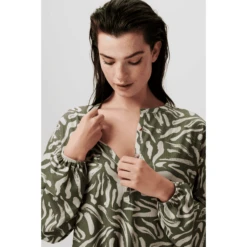 SUPERMOM Still-Kleid Edina Olivine -Zauber Mode supermom still kleid edina olivine a404357 6